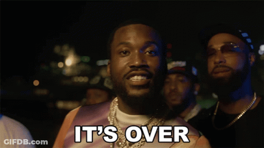 Its Over GIF