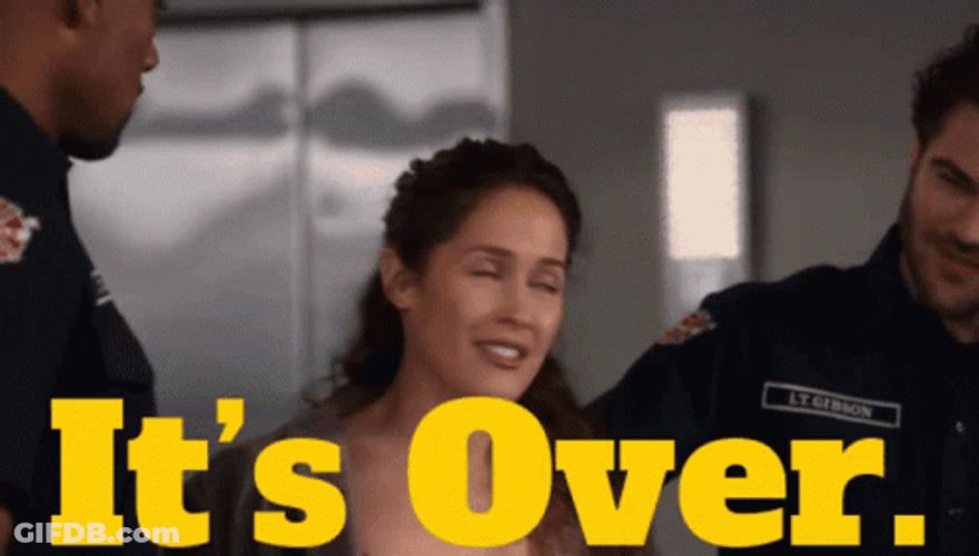 Its Over Girl With A Cop GIF