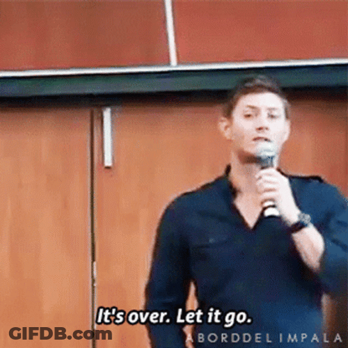 Its Over Let It Go Jensen Ackles GIF