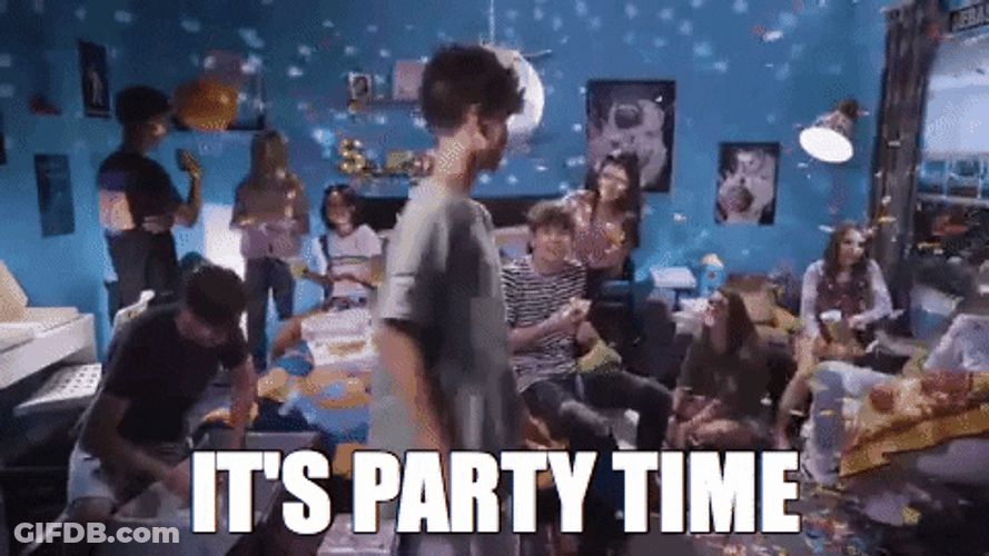 Its Pizza Party Time GIF