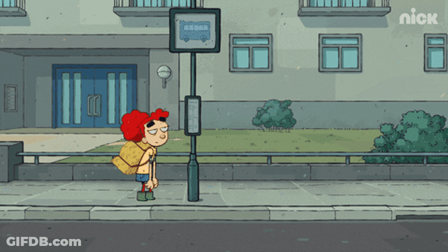 Its Pony Annie Bramley Sleeping At Bus Stop GIF