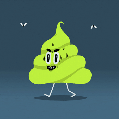 Its Poop Again Walking GIF