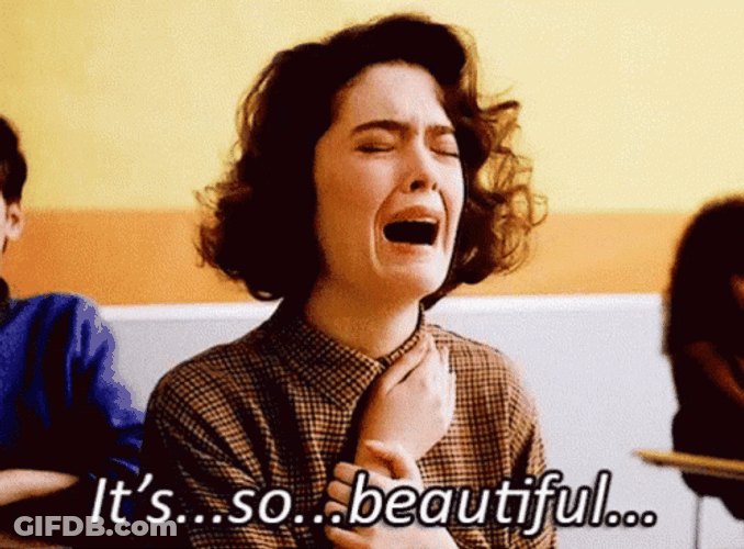 Its So Beautiful Crying Happy GIF