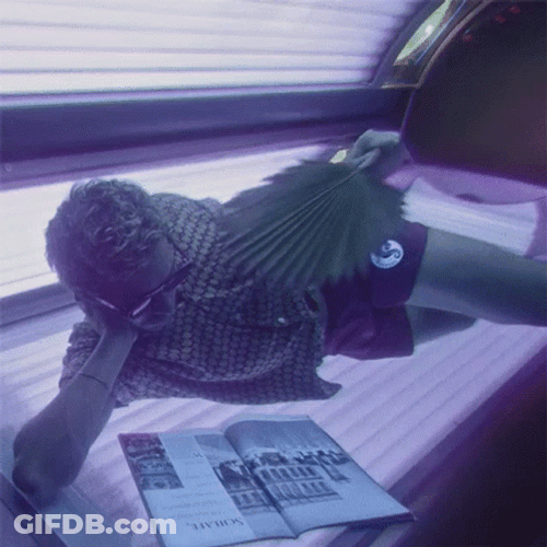 Its So Hot While Reading A Magazine GIF