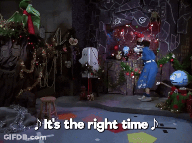 Its The Right Time Pee Wee Herman Dance GIF