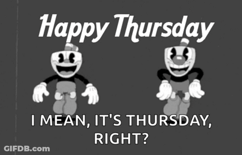 Its Thursday Cuphead Dance GIF