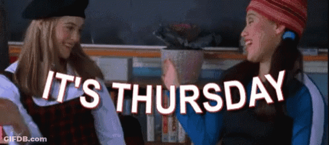 Its Thursday Friendship Hand Gesture GIF