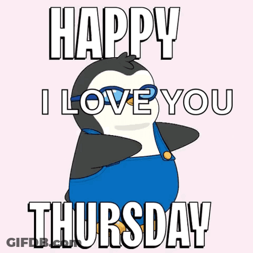 Its Thursday Penguin Dance GIF