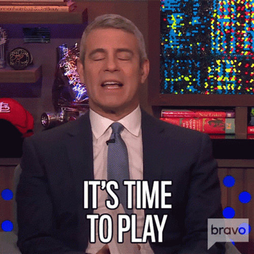 Its Time To Play The Game Andy Cohen GIF