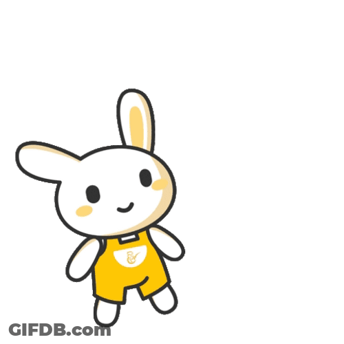 Its Time To Play The Game Cartoon Bunny GIF