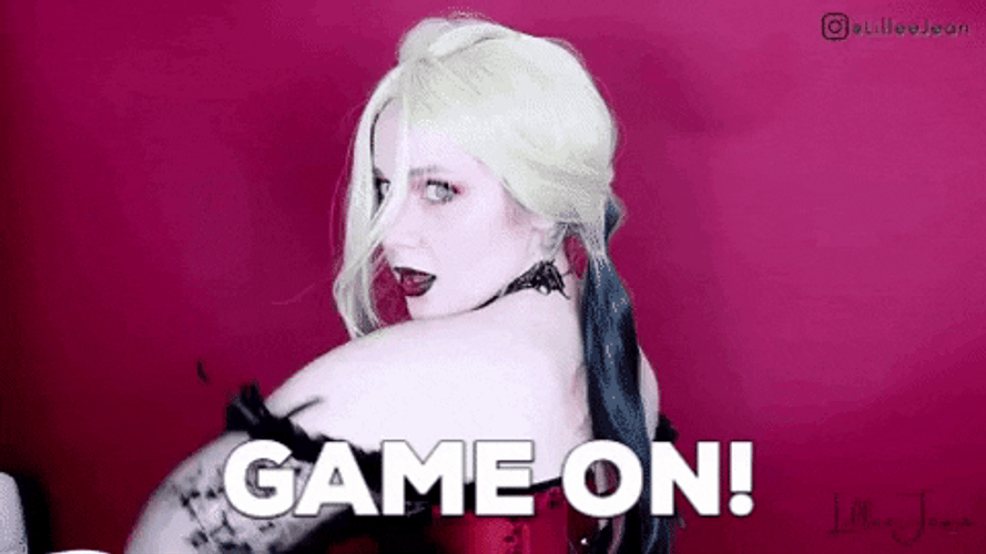 Its Time To Play The Game Harley Hair GIF