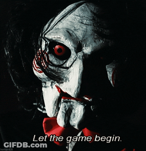 Its Time To Play The Game Jigsaw Movie GIF