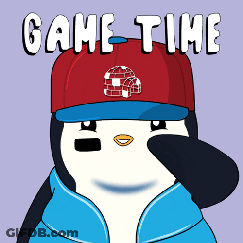 Its Time To Play The Game Pudgy Penguin GIF