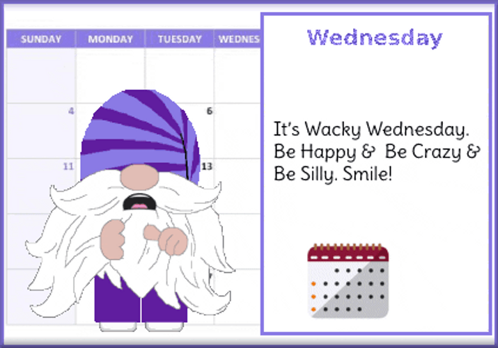 Its Wacky Wednesday Be Happy GIF