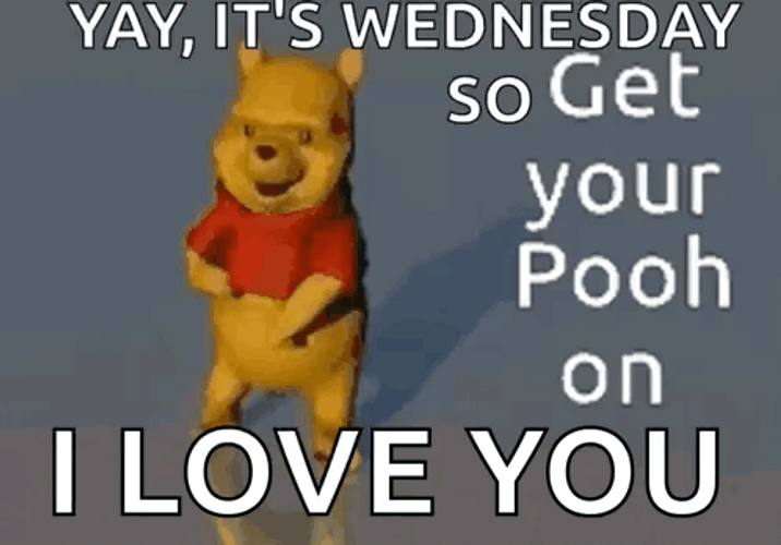 Its Wednesday Dancing Winnie The Pooh GIF