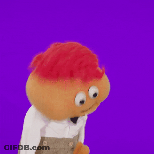 Its Wednesday Excited Gerbert Puppet GIF