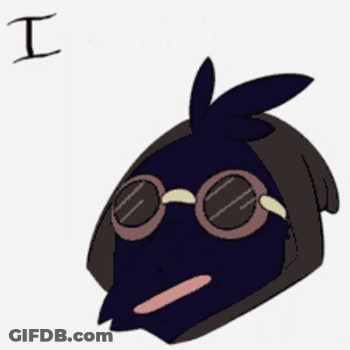 Its Wednesday My Dudes Black Bird Animation GIF