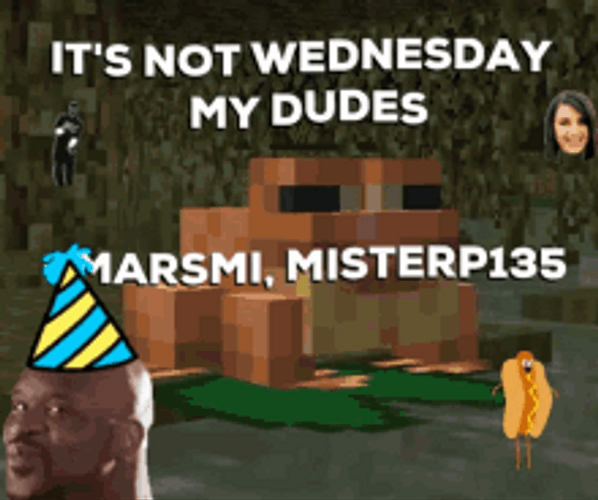 Its Wednesday My Dudes Marsmi Mister P135 GIF
