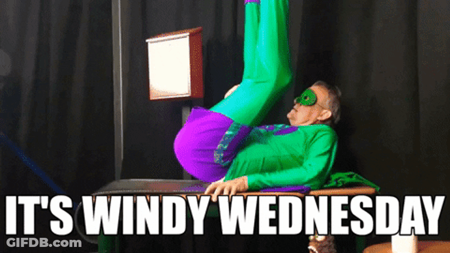Its Wednesday Windy GIF