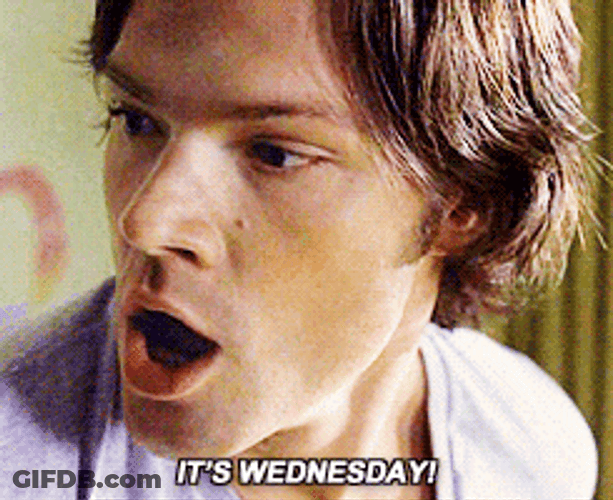 Its Wednesday Yelling Jared Padalecki GIF