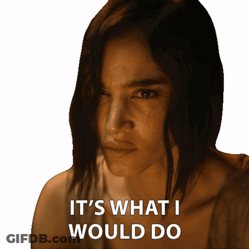 Its What I Do Fierce Eyes Sofia Boutella GIF
