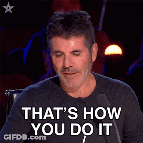 Its What I Do Simon Cowell AGT GIF
