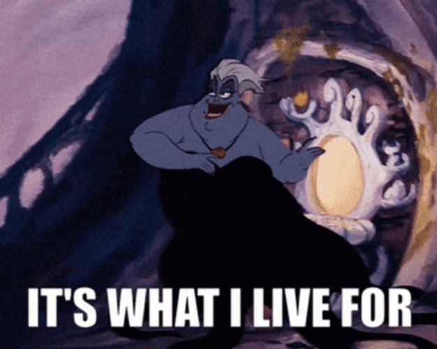 Its What I Do Ursula Little Mermaid GIF