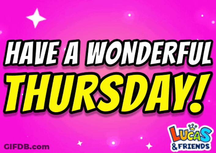 Its Wonderful Thursday Sparkles GIF