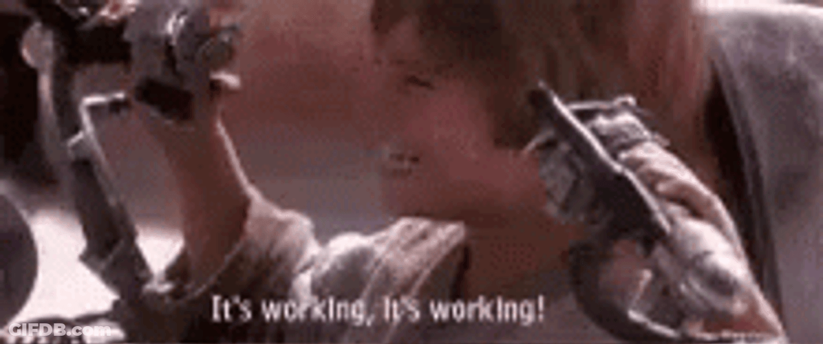 Its Working Burning Skeleton GIF