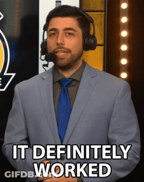 Its Working Emcee In His American Suit GIF