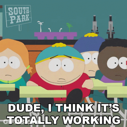 Its Working Eric Cartman With His Classmates GIF