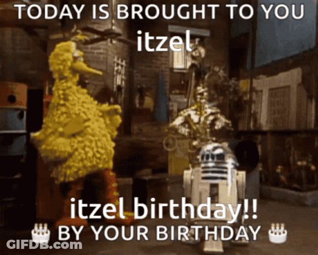 Itzel It Is Your Birthday GIF