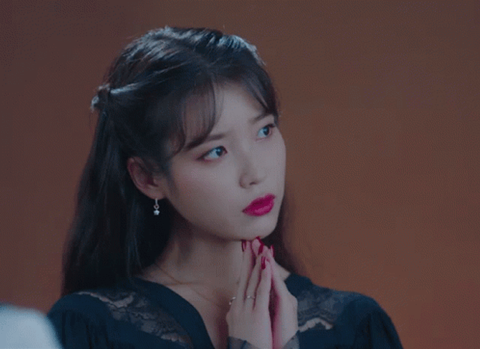 IU Cute Korean Expression GIF