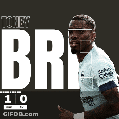 Ivan Toney Goal Score Digital Design GIF