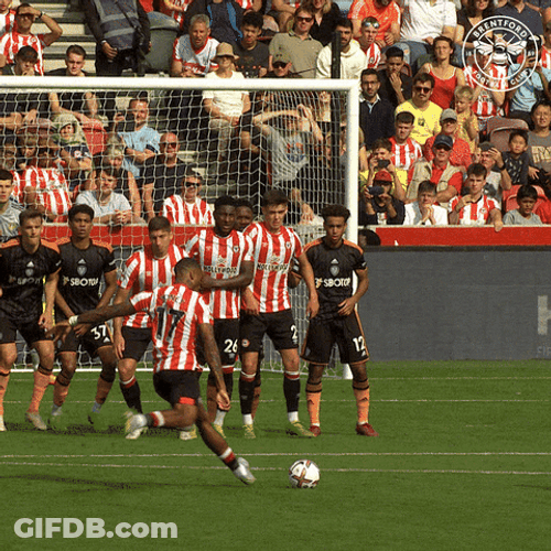 Ivan Toney Kick Off Goal Score GIF