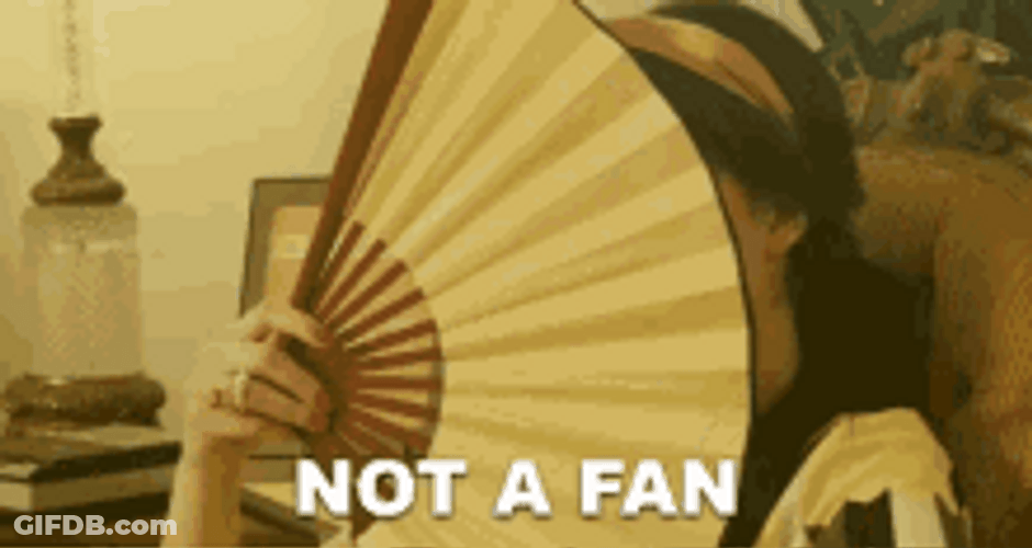 Ivory Lane Not A Fan GIF