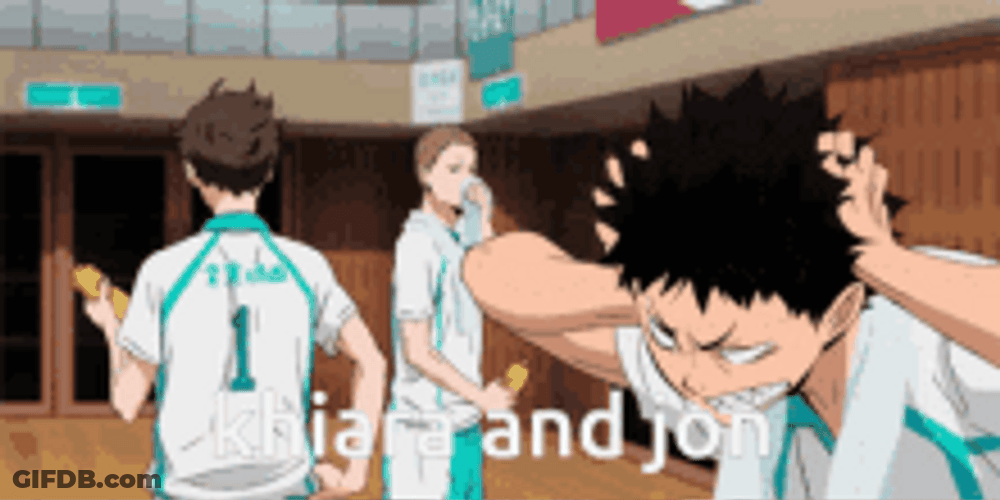 Iwaizumi Hajime Go Crazy Tōru Oikawa GIF