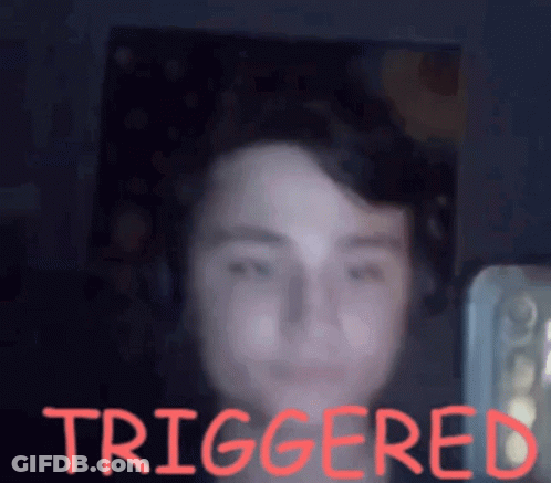 Izak Triggered GIF