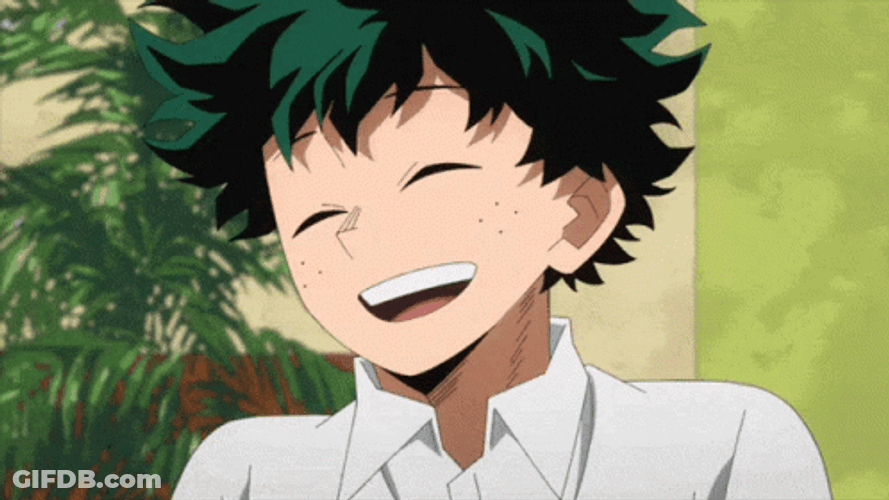Izuku Midoriya Adorable Laugh GIF