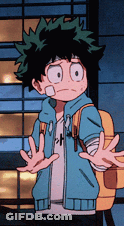 Izuku Midoriya Cute Big Eyes GIF