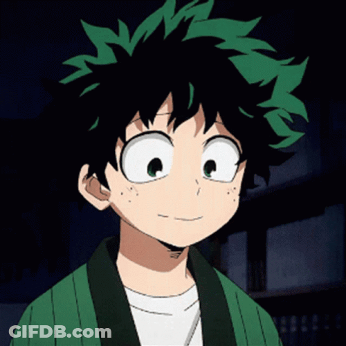 Izuku Midoriya Cute Smile GIF