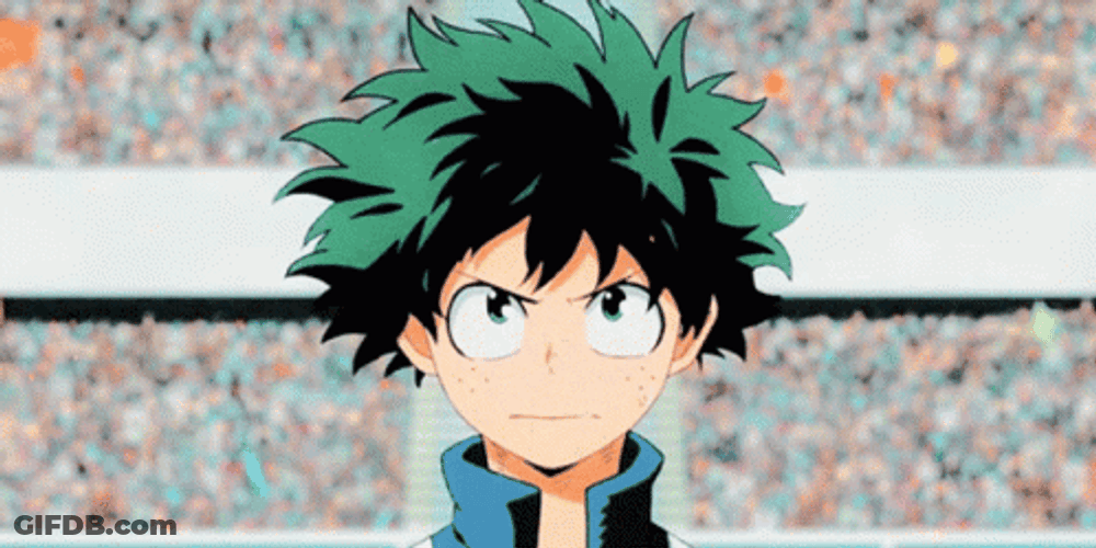 Izuku Midoriya Walking Up The Stairs GIF