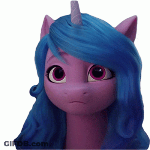 Izzy Moonbow In Shock GIF