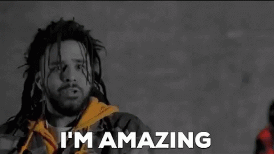 J Cole I'm Amazing GIF