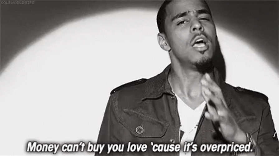 J Cole Money Can't Buy You Love GIF