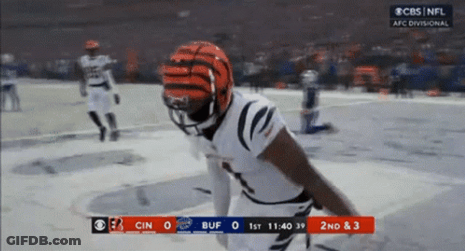 Ja'marr Chase Running Anime Run GIF