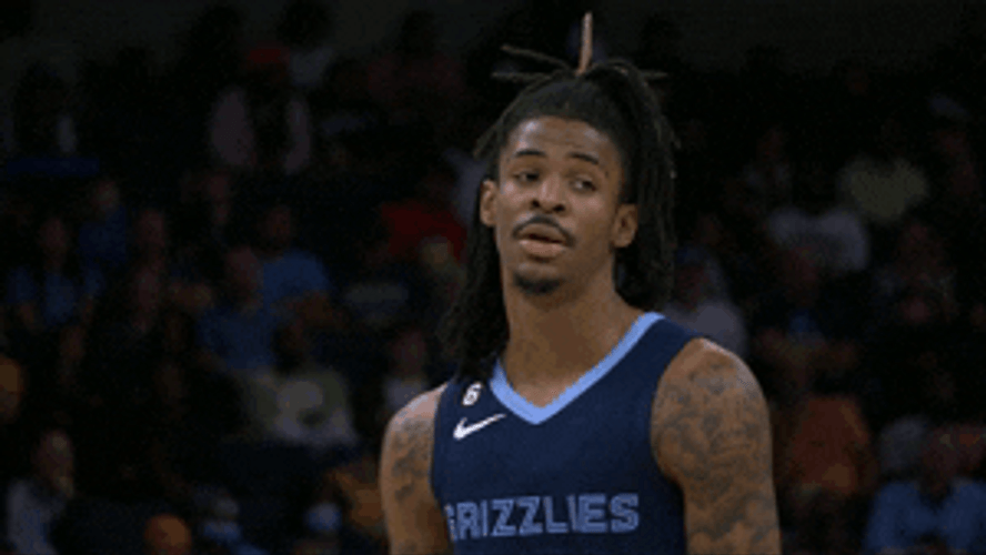 Ja Morant Gun Binocular Hands GIF