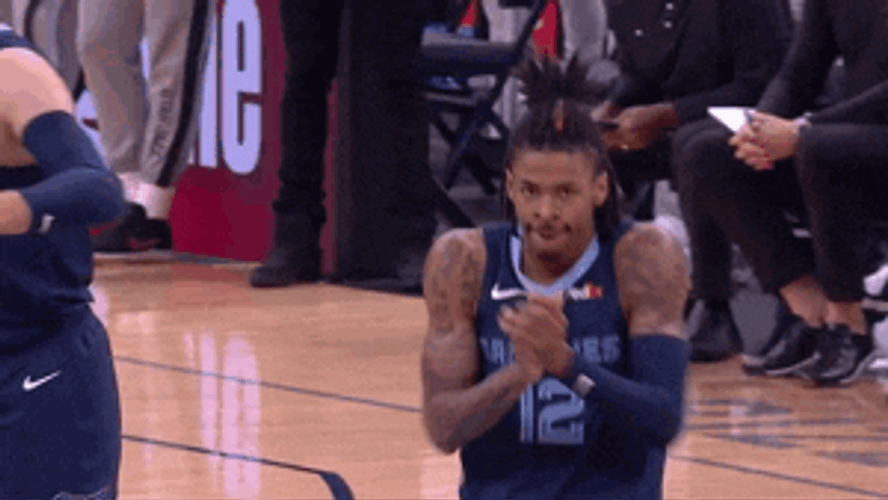 Ja Morant Gun Clapping GIF