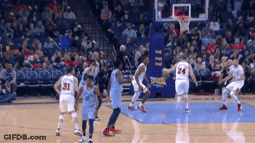 Ja Morant Gun Looking Back GIF