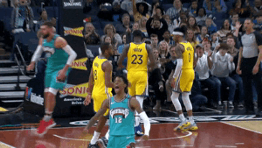 Ja Morant Gun Screaming GIF